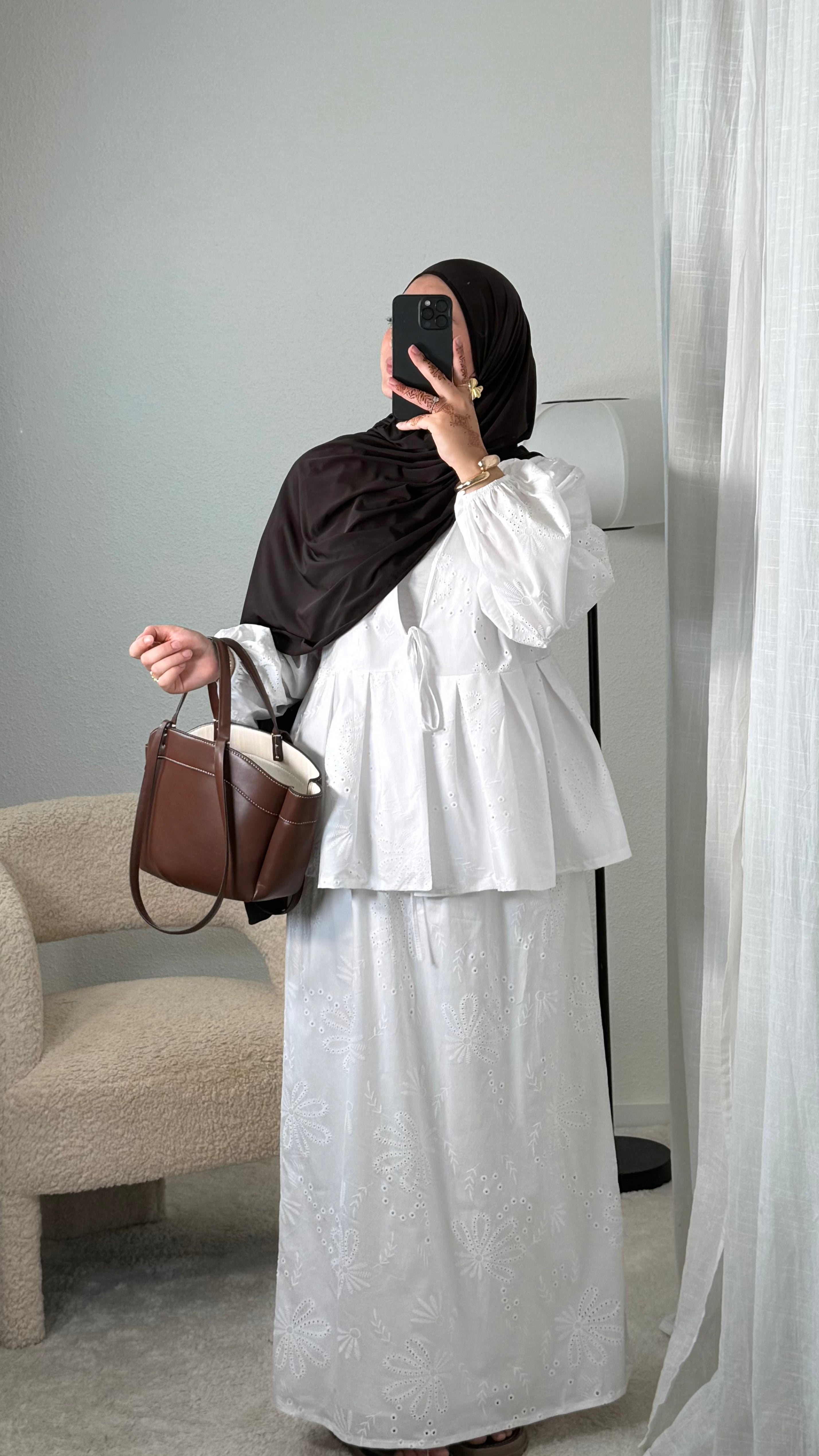 Embroidery Skirt Set